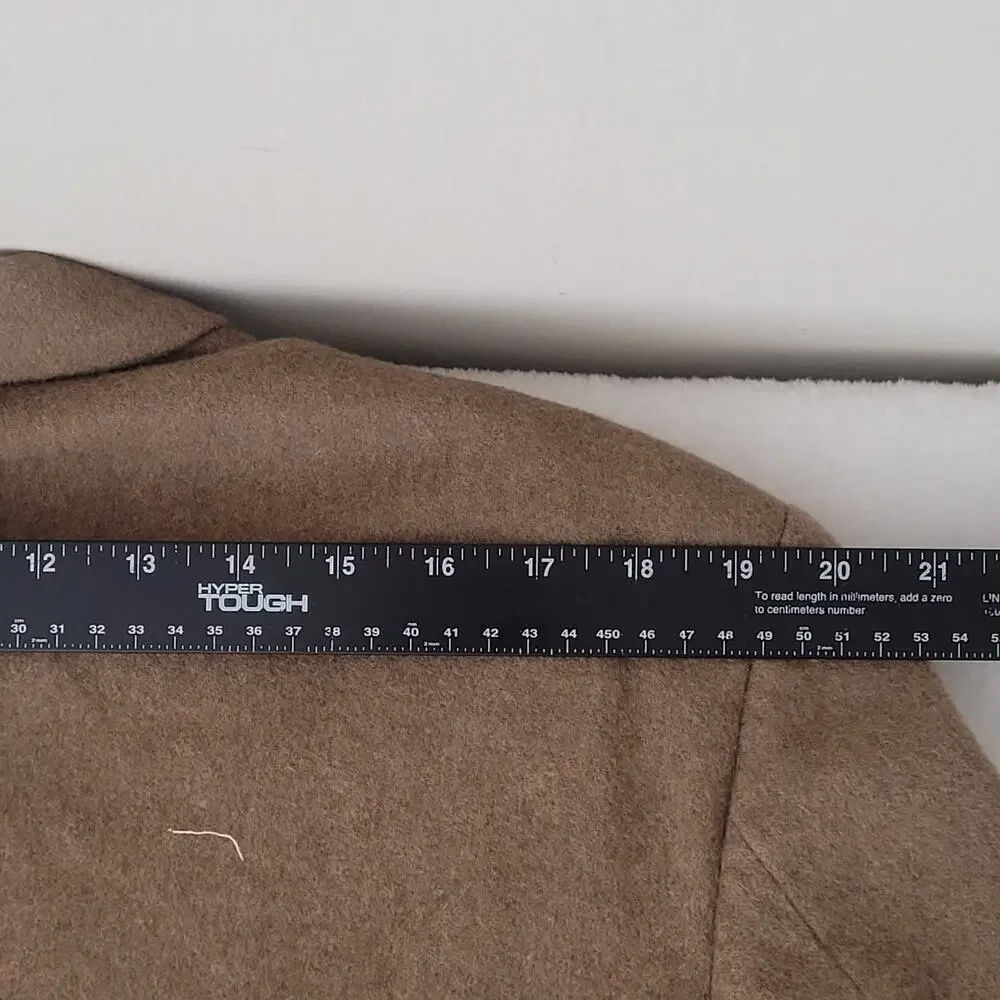 Vtg Size 38R Emanuel Ungaro Covarra Cashmere Wool Blazer Sportscoat Mocha Mousse